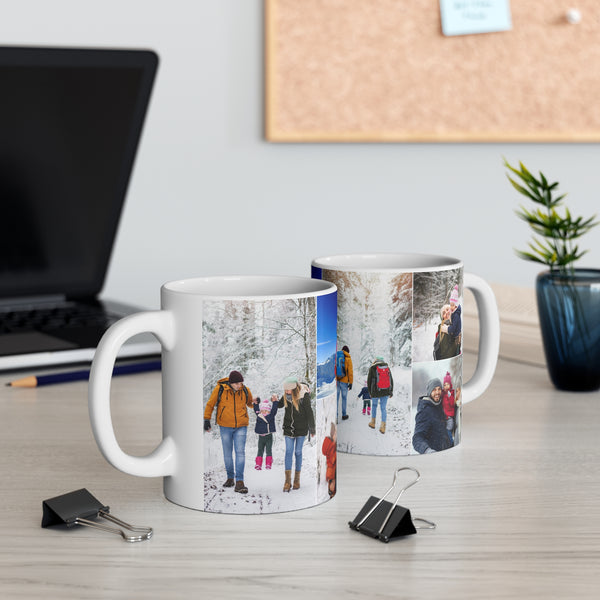 6 Photo Collage Coffee Mug (11oz, 15oz)